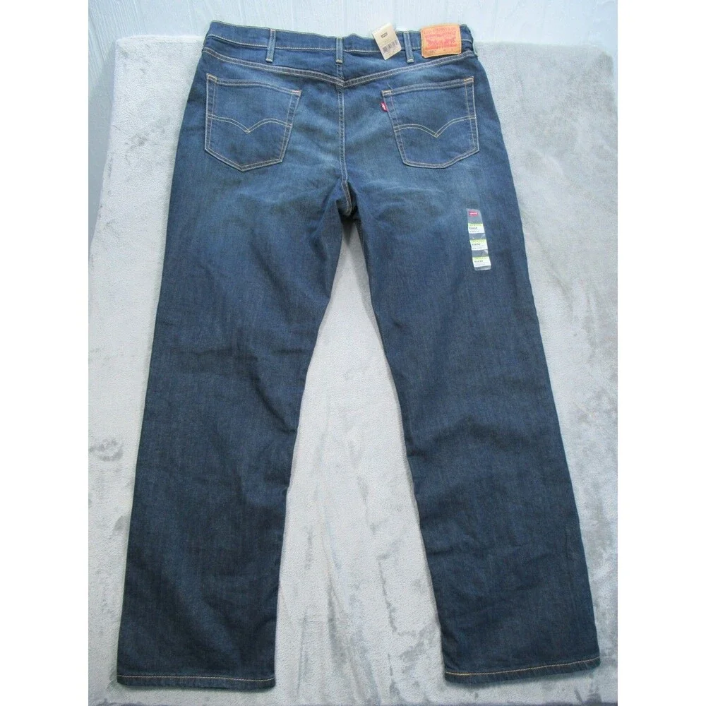 NWT Levis 541 Jeans Mens 42x34 (Fits 40 x 33) Straight Leg Flex Stretch Blue